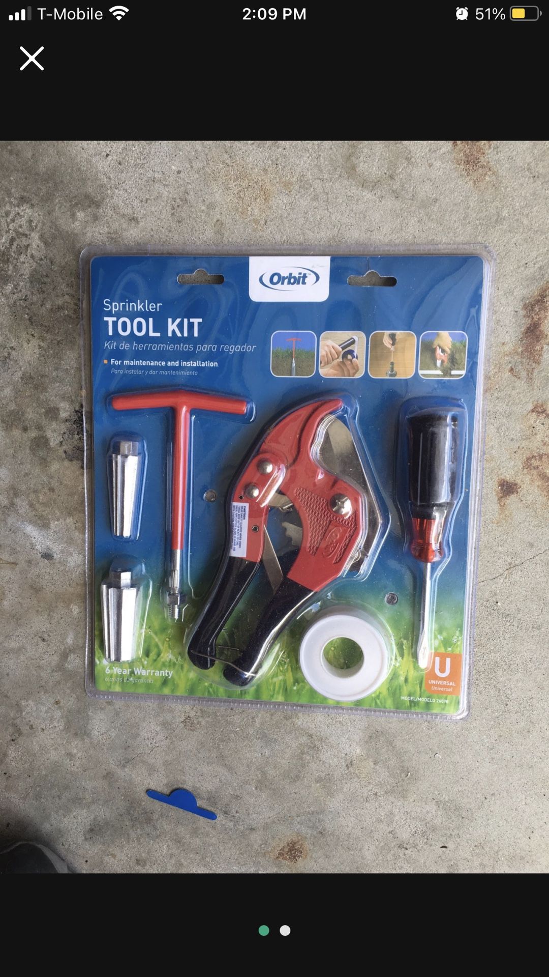 Orbitz Sprinkler Tool Kit