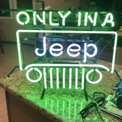 Jeep Neon Sign 