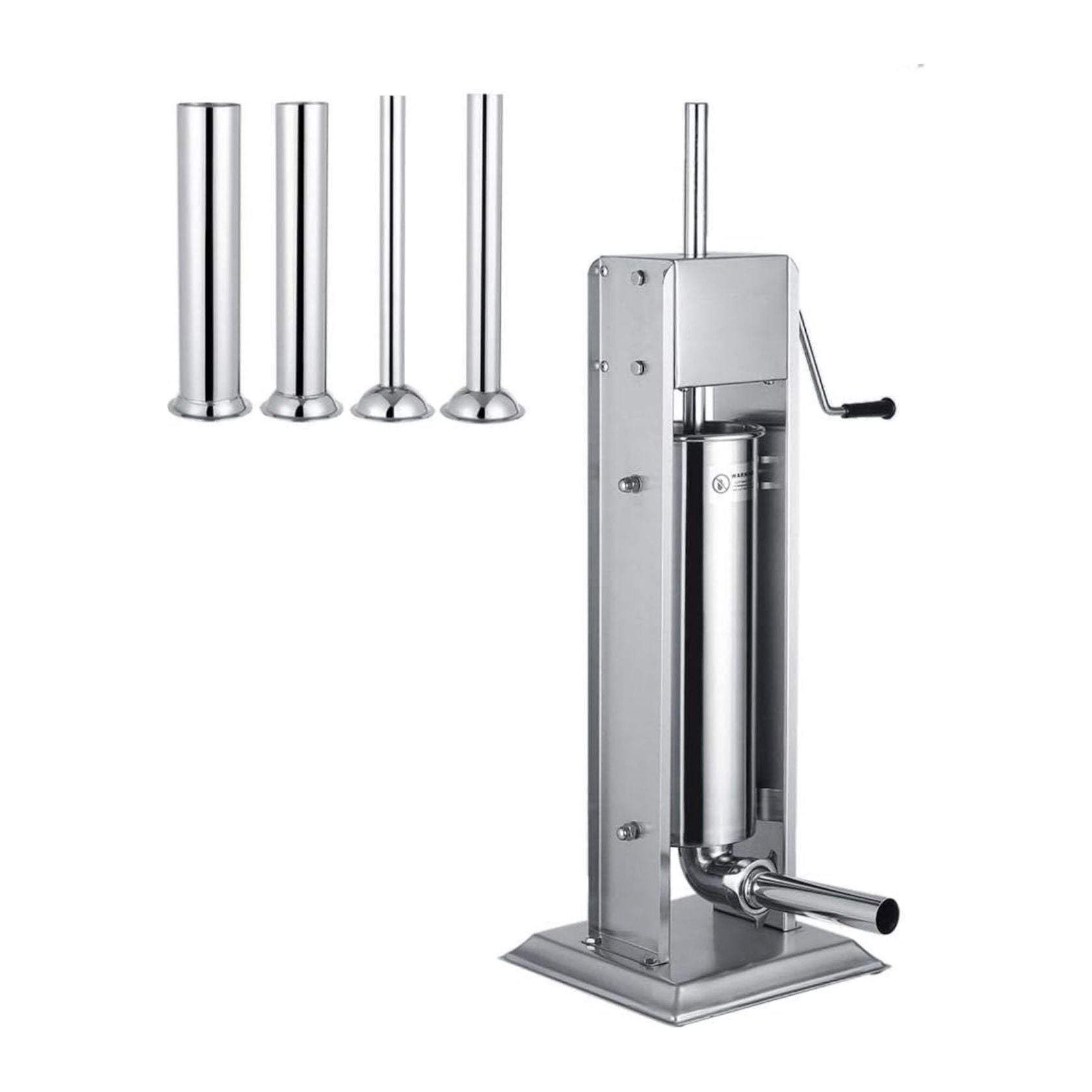 7L Stainless Steel Sausage Stuffer Vertical Manual Sausage