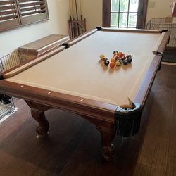 8’ American Heritage Pool Table - Delivered & Installed