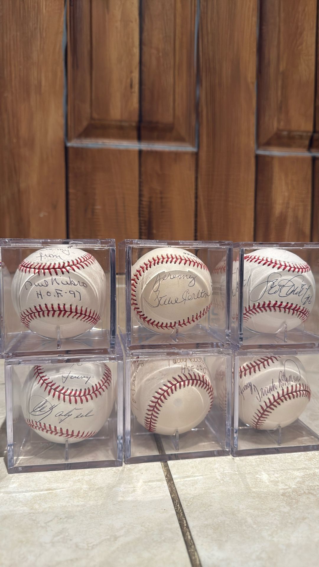 Signed Baseball Collection