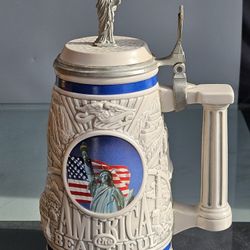America The Beautiful Beer Stein