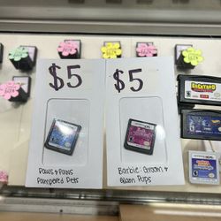 Nintendo 3Ds, Nintendo Ds, Gameboy Advanced Games 