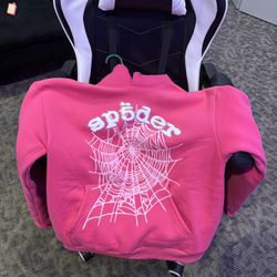 Pink OG Spider Hoodie
