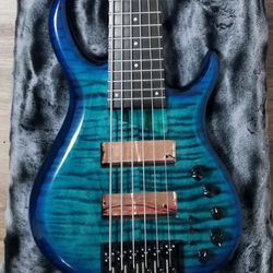 Sire M7 6-string bass (needs pickups)