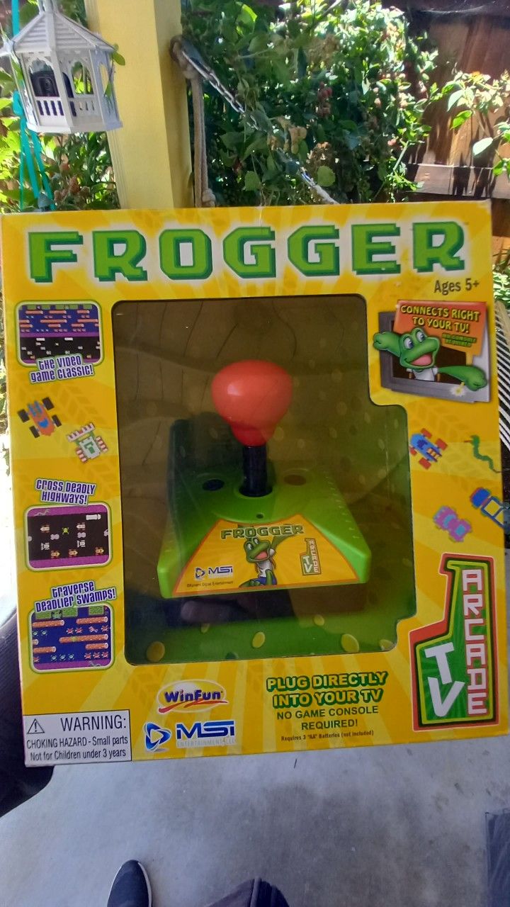 Vintange Konami Frogger Classic TV Arcade
