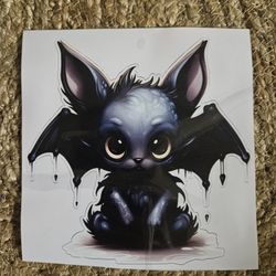 Bat Cat Vinyl Car Decal Sticker 