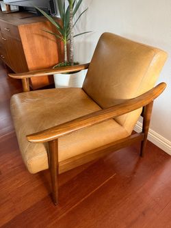 West Elm Leather Chair
