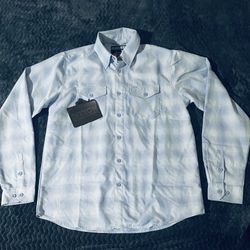 DIXXON FLANNEL CO HARRY LT LARGE TALL NEW BLUE PLAID DUMB & DUMBER