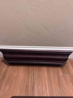 Two Pottery Barn shelves
