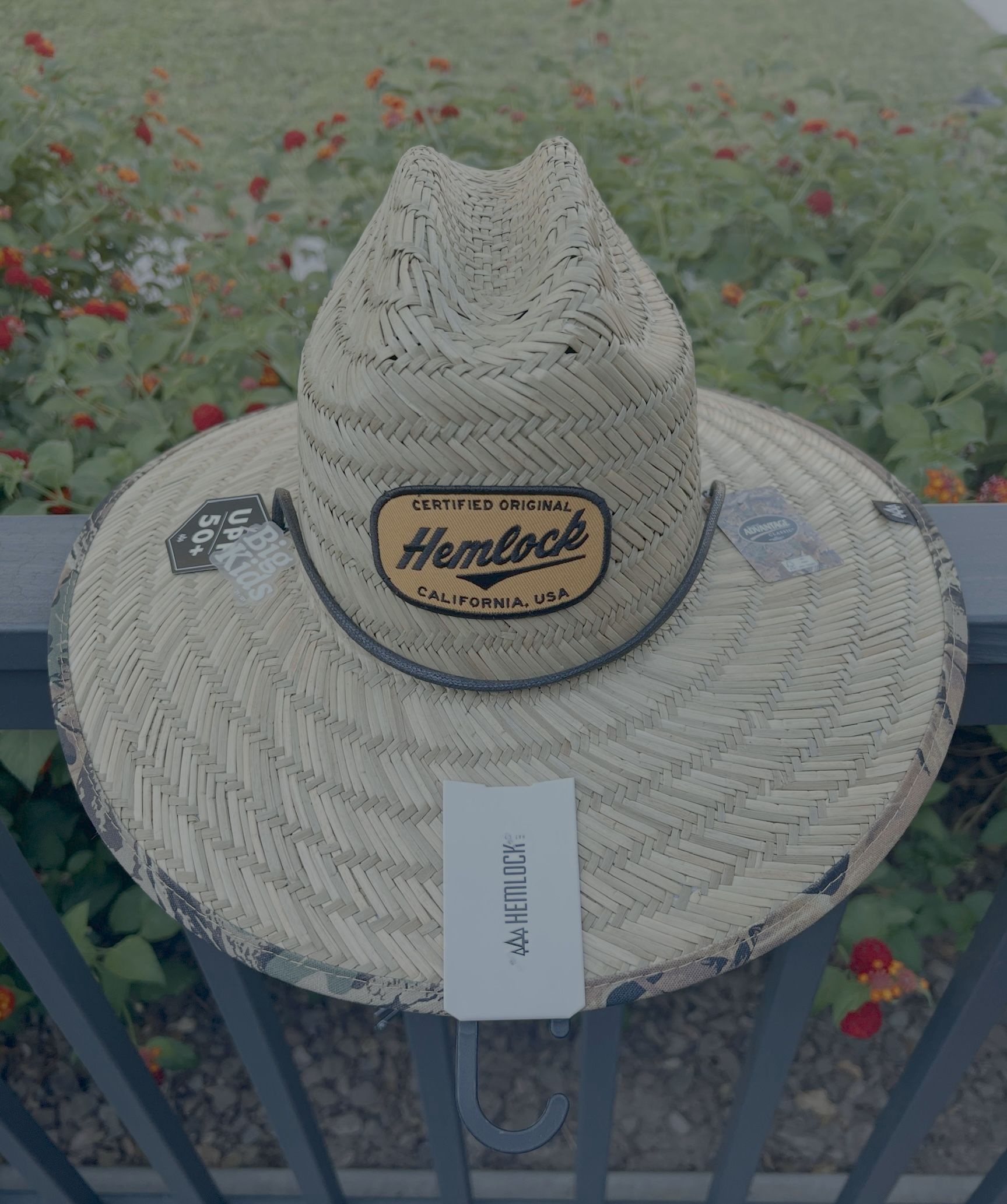 BRAND NEW! Hemlock’s Kids Outdoor Summer Hat FUNctional design and serious sun protection. Tall crown, wide brim, certified UPF 50+! 