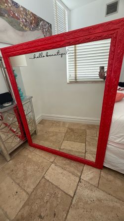 Extra large custom made wall mirror