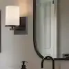 1-Light Black Wall Sconce