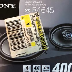 Sony 400 Watt Speakers New