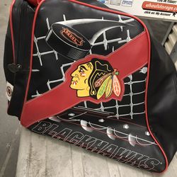Official NHL BlackHawks Skate Duffle Bag
