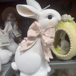 Bow Bunny Ceramic 
