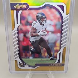 2023 Absolute JK Dobbins Gold /10