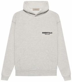 Fear of God Essentials Pullover Hoodie - Light Oatmeal