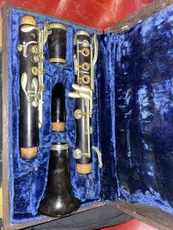 Vintage Bb Clarinet w/ Case & Babbitt Elkhart Mouthpiece