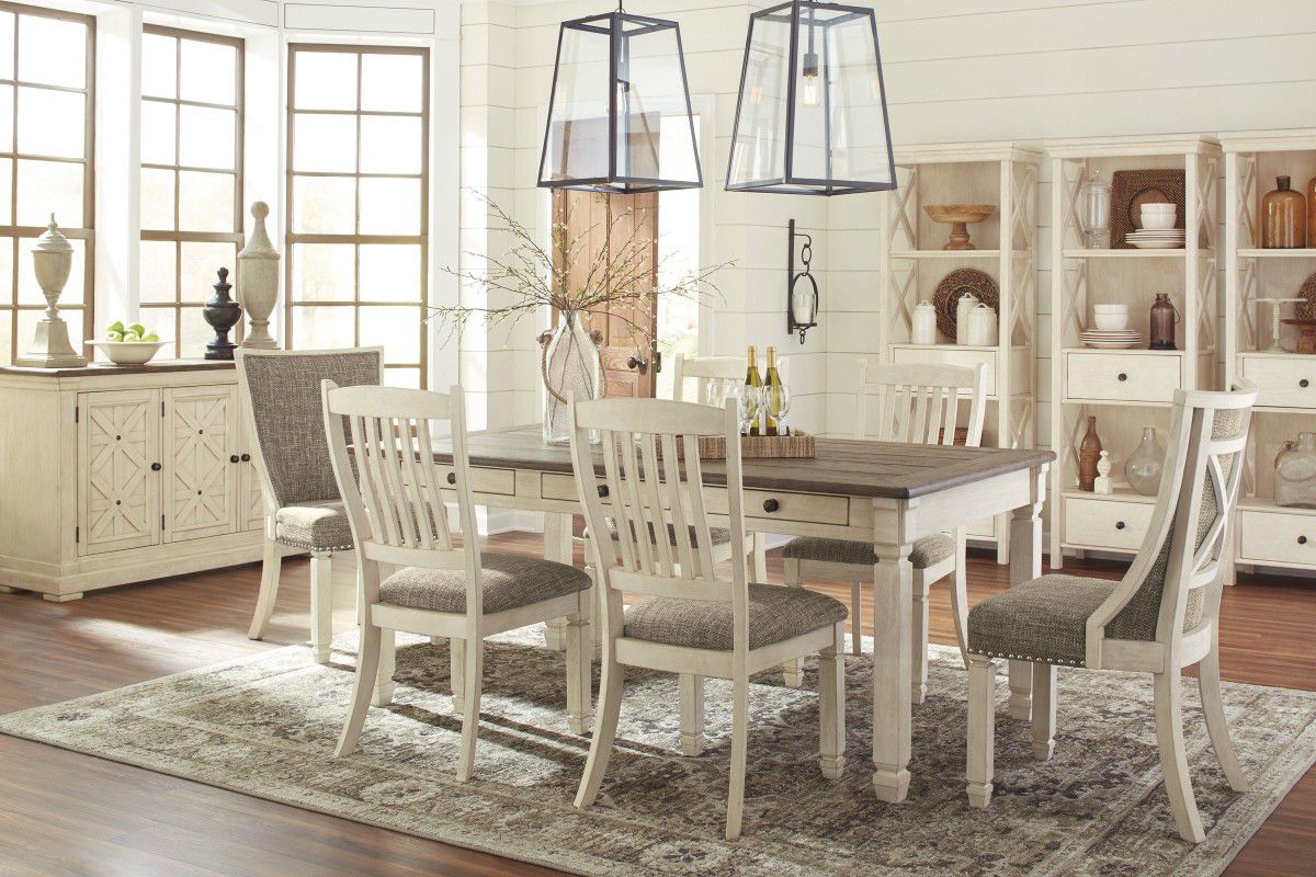 😺[SPECIAL] Bolanburg Antique White-Oak Dining Room Set

😺Same Day Delivery 🚛