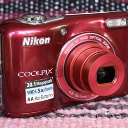 Nikon Coolpix L32 20MP Point And Shoot Digicam 