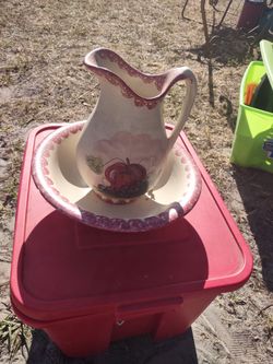 Pitcher And Bowl