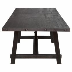 Farmhouse Extension Dining Table + 6 Chairs | Solid Wood
