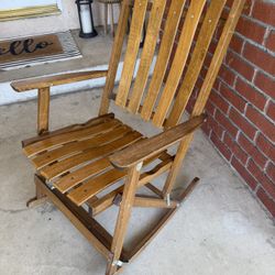 Vintage Adirondack style rocking chair  