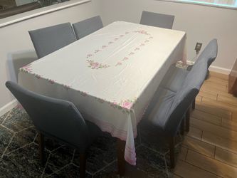 Kitchen dining table with chairs