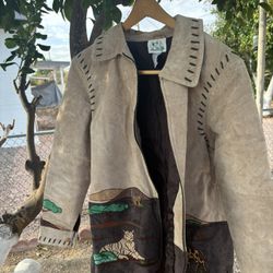 Quacker Factory, Leather,  Lined Jacket