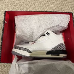 Brand New Air Jordan 3 White Cement Reimagined GS Size 6Y