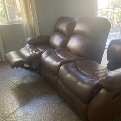 Leather Couch 