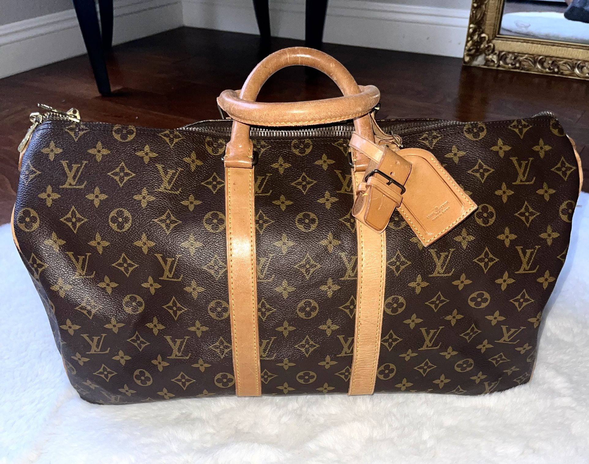 Louis Vuitton Authentic Keepall 50 Travel Luggage Bag