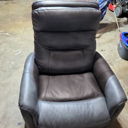Grey Swivel and Recliner Chair