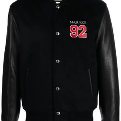 Alexander McQueen Red/black Bomber Jacket “92”