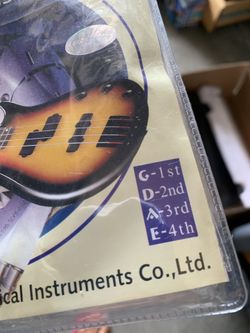 Electric bass string set