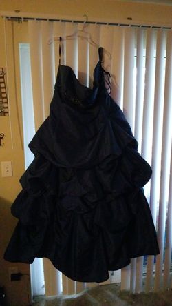Navy blue formal dress