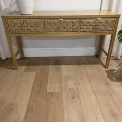 Natural Wood Console Table - Studio Mcgee