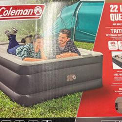Coleman Air Mattress 22”Queen Sz.   New