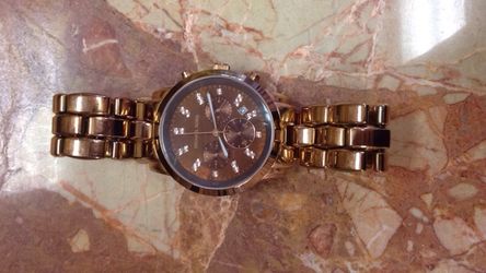 Rose gold Michael kors watch