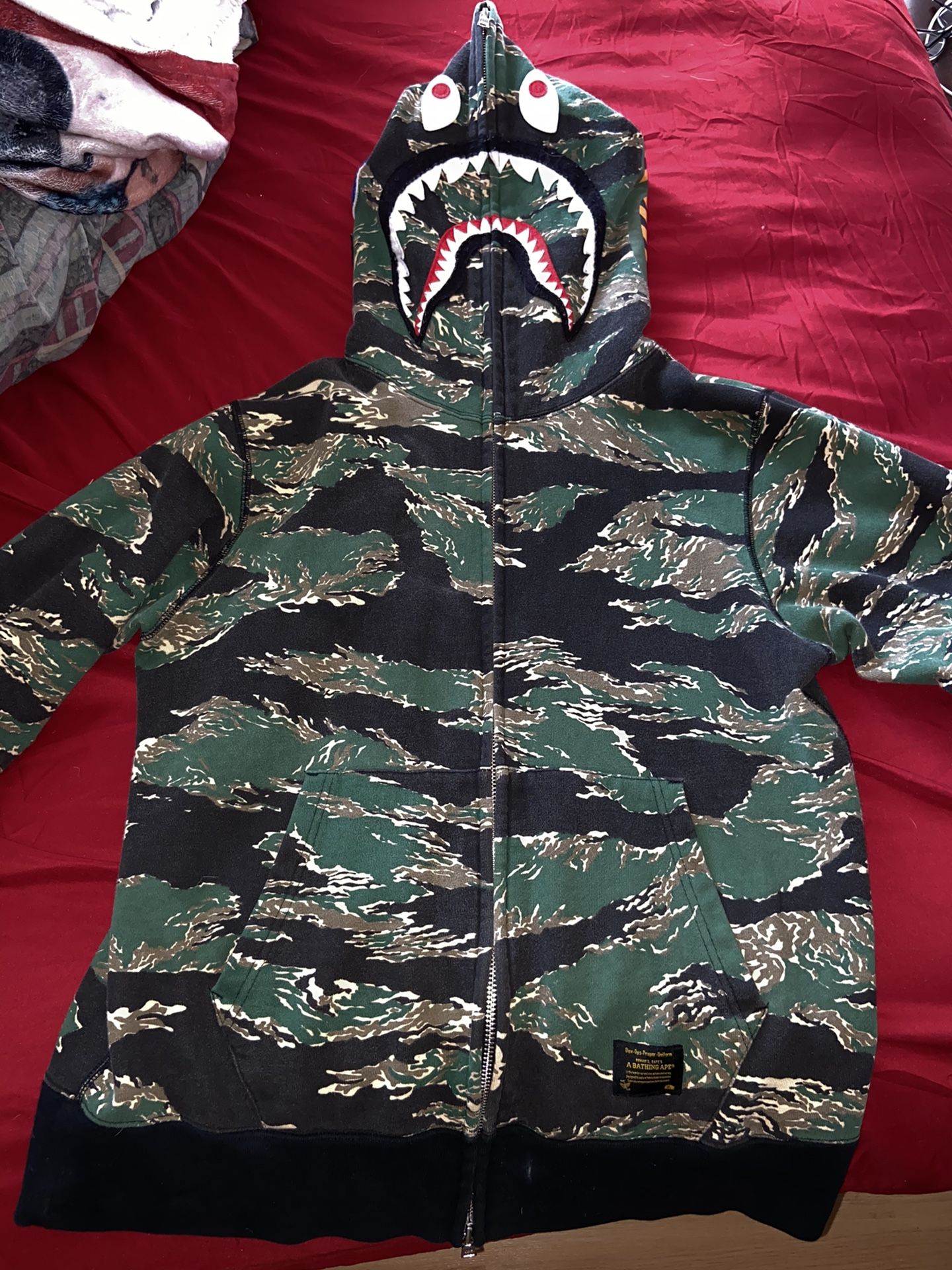 WGM Tiger Camo Full Zip Bape Hoodie