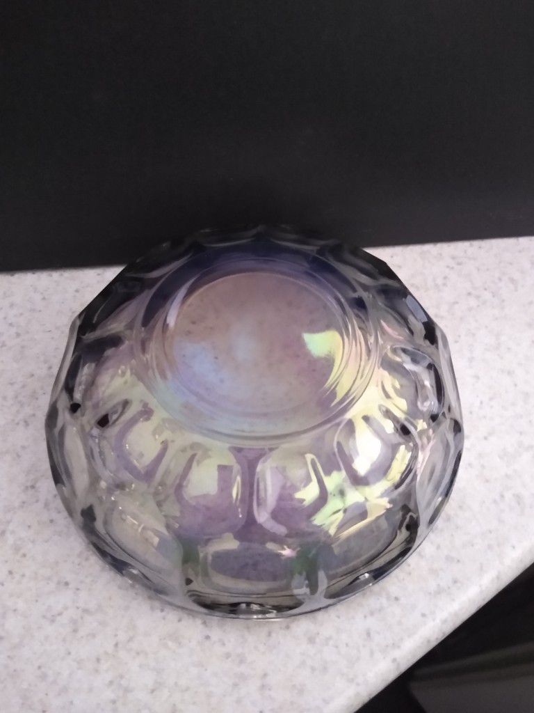 Carnival Glass Small Candy Dish/ Bowl 