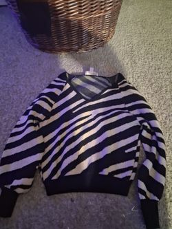 Zebra Print Sweater
