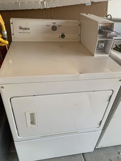 Whirlpool Dryer With Coin Slide 