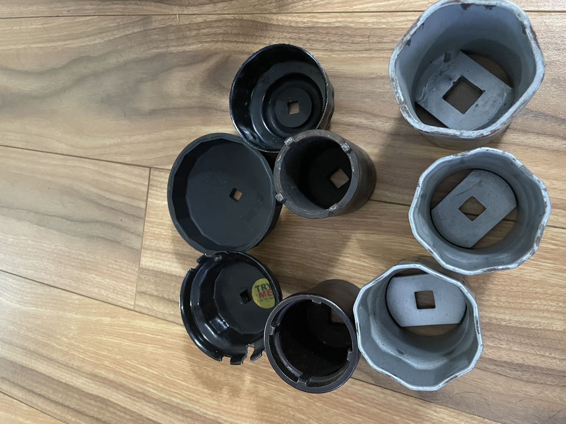 Assortment of lock nut sockets tools 4x4 4wd