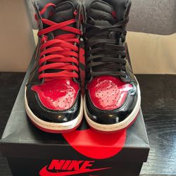 Jordan 1 High Patent Bred 