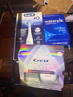 Oral-B iO Series 2, Waterpik & Crest Bundle