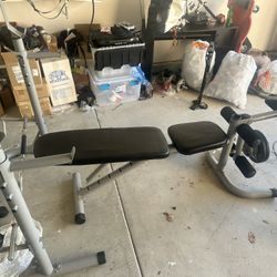 Workout Bench With Squat Rack 