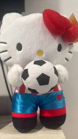 Hello Kitty Soccer Plush Stuffed Animal