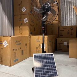 New Rechargeable Solar Fans! ☀️ Delivery Available 